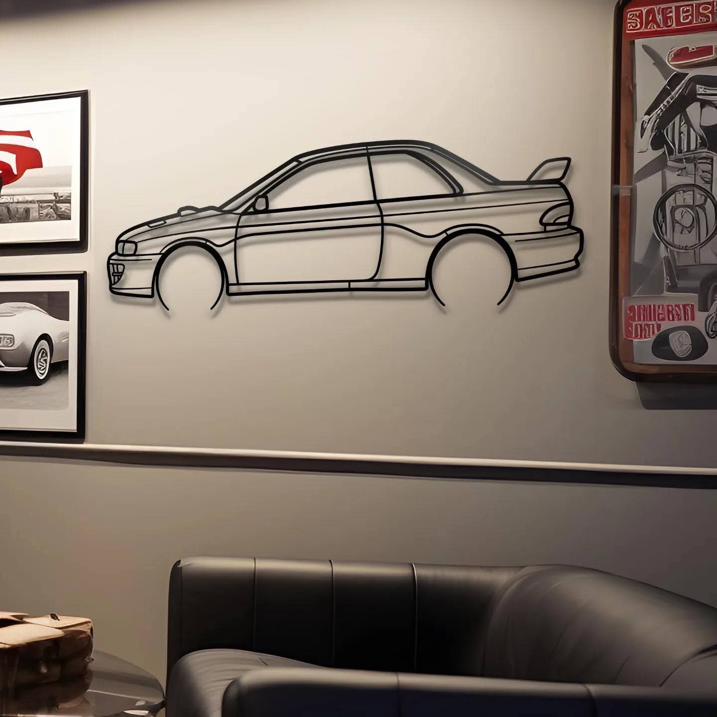 SpeedLine Acrylic Car Wall Art